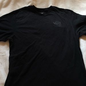 black vans tee